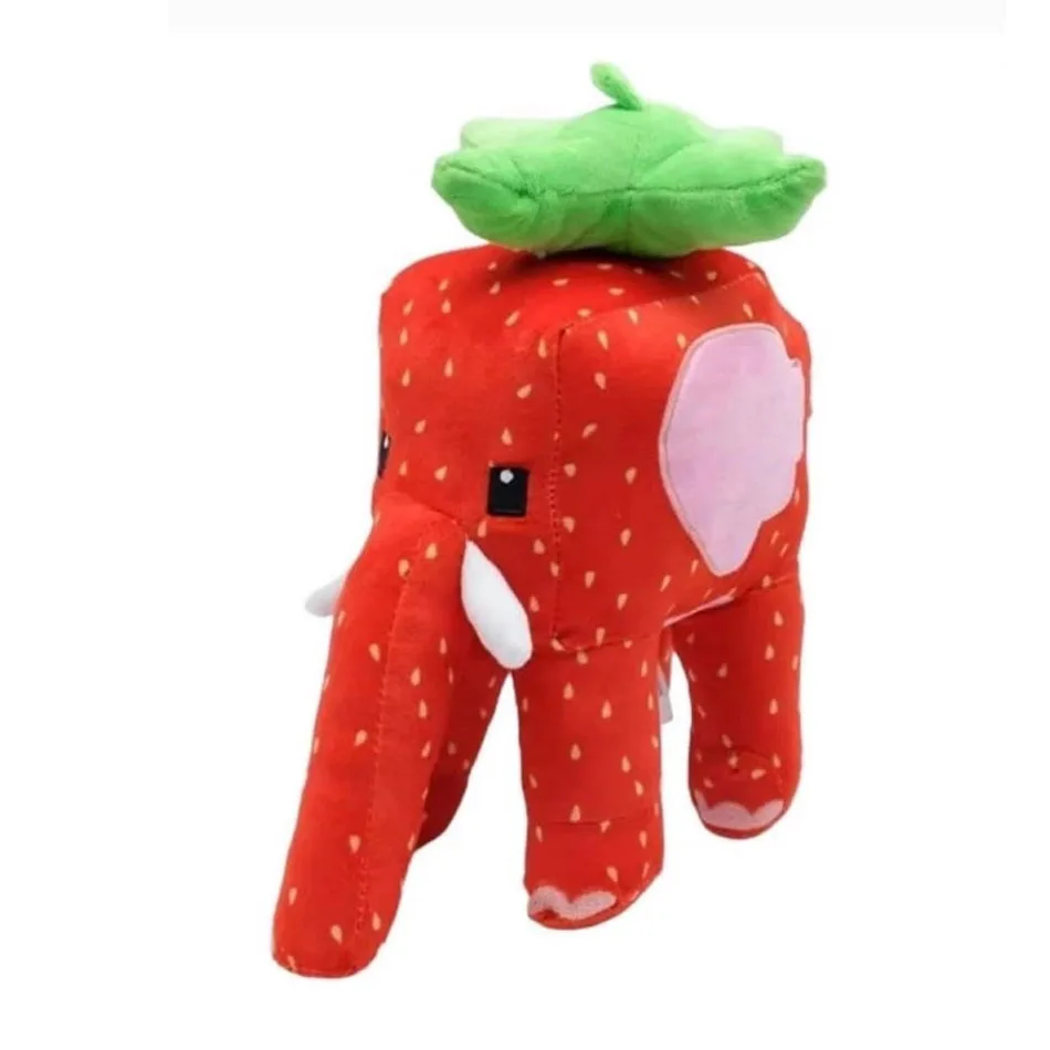 

НОВЫЙ Steal A Brainrot Esok Dua Plush Sammy Jandel Клубничный слон Plushie Cute No. 9-домик, мягкая кукла, игрушка, подарок для фанатов