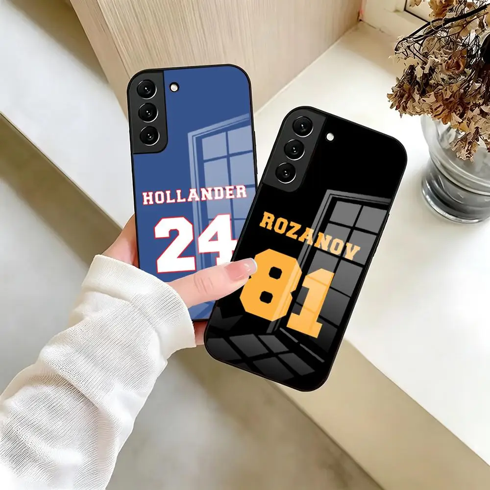 H-Heated R-Rivalry Phone Case For Samsung S26 S25 Edge S24 S23 S22 Ultra Plus Fe A57 A37 A17 A56 5G Glass Cover