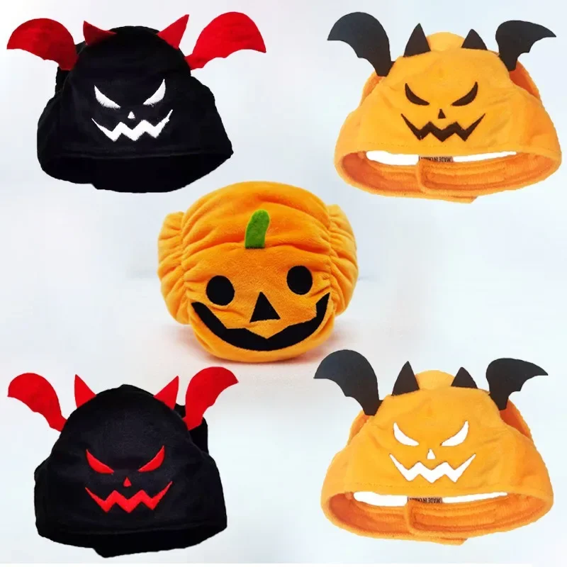 

Halloween Pet Cat Dog Pumpkin Devil Hat Ghost Festival Party Decoration Headwear Happy Halloween Day 2024 Dog Funny Hat Dress Up