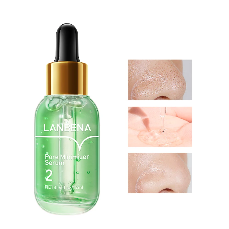 LANBENA Shrink Pores Peeling Deep Cleaning Acne Treatment Essence Remove Blackheads  Smooth Firming Face Serum Skin Care