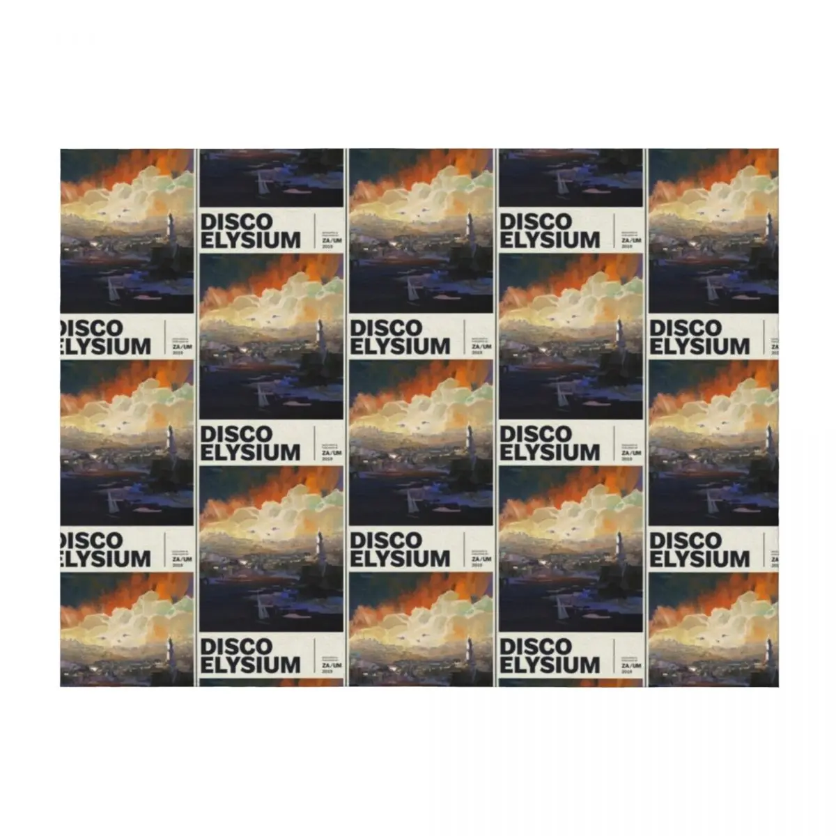 

Disco Elysium Throw Blanket Vintage Warm Bed linens Luxury Designer Blankets