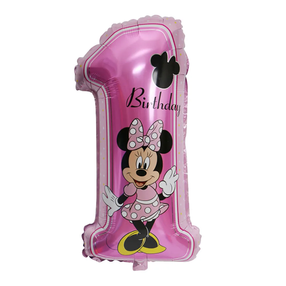 disney minnie 1 year old girl birthday decoration diy birthday balloon decoration baby shower decoration birthday balloon