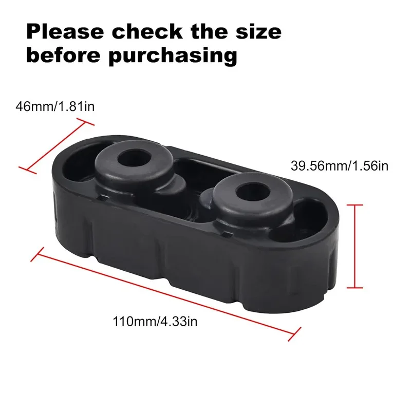 2pcs 15092802 Exhaust Muffler Hanger Insulator for  chevy Yukon Savana Sierra 1500 2500 3500 HD Cadillac Escalade - Image 2