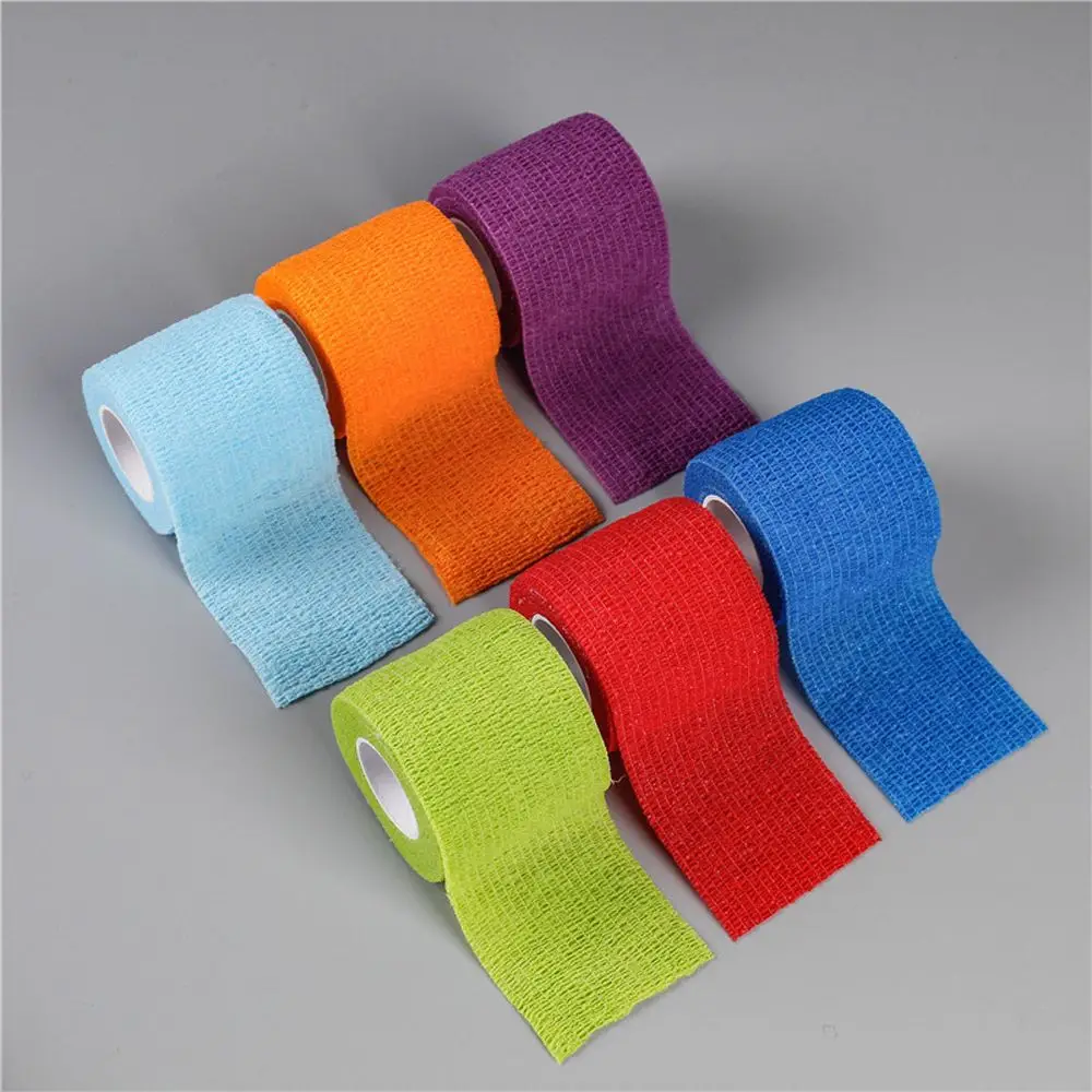 Pads Elastic Bandage Non-woven Stretch Sport Wrap Tape Disposable Tattoo Bandage Tattoo Grip Cover Wrap Self Adhesive Bandage