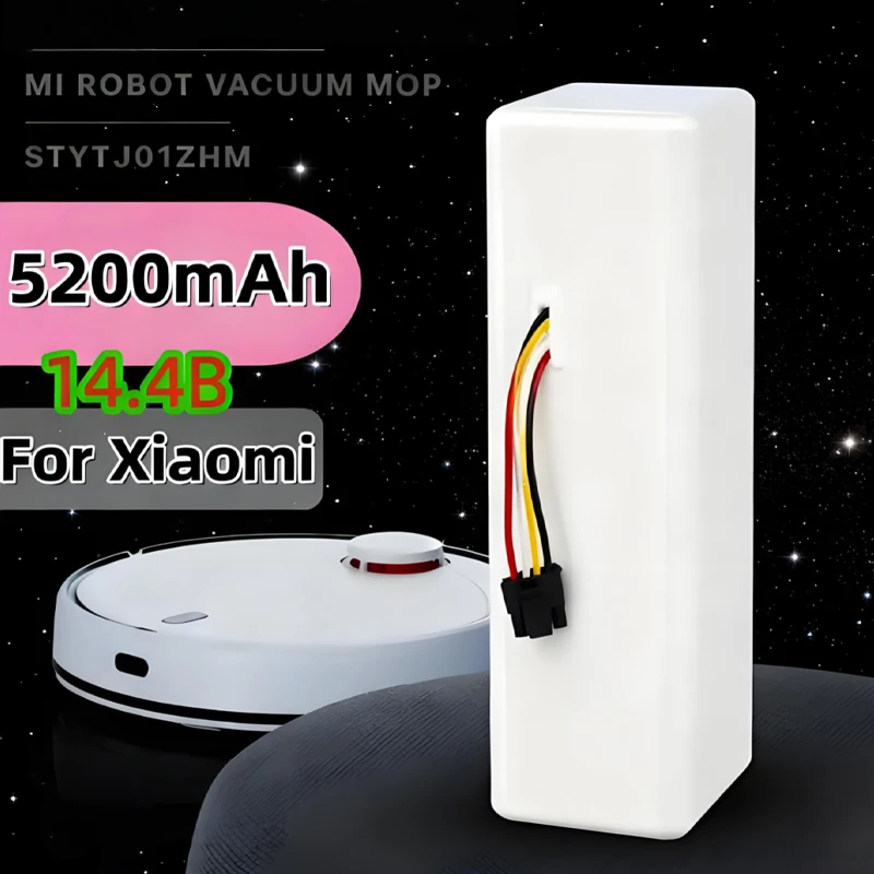 

НОВЫЙ аккумулятор 14.4V 12800mAh P1904-4S2P-MM для робота-пылесоса Xiaomi Mijia 1C STYTJ01ZHM, аксессуары для робота-пылесоса