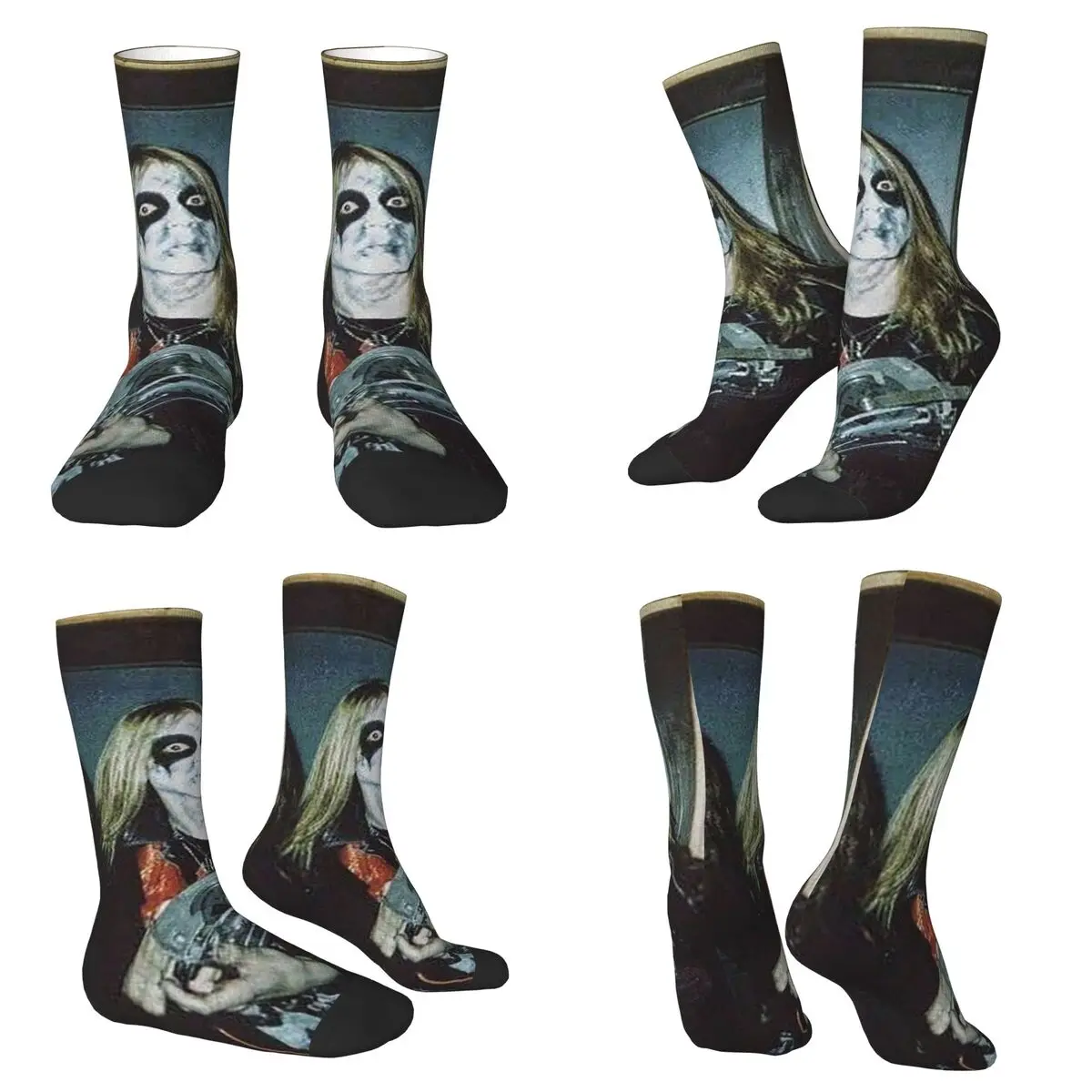 

Mayhem Black Meta Dead Socks Harajuku Sweat Absorbing Stockings All Season Long Accessories for Man's Woman's Birthday Present