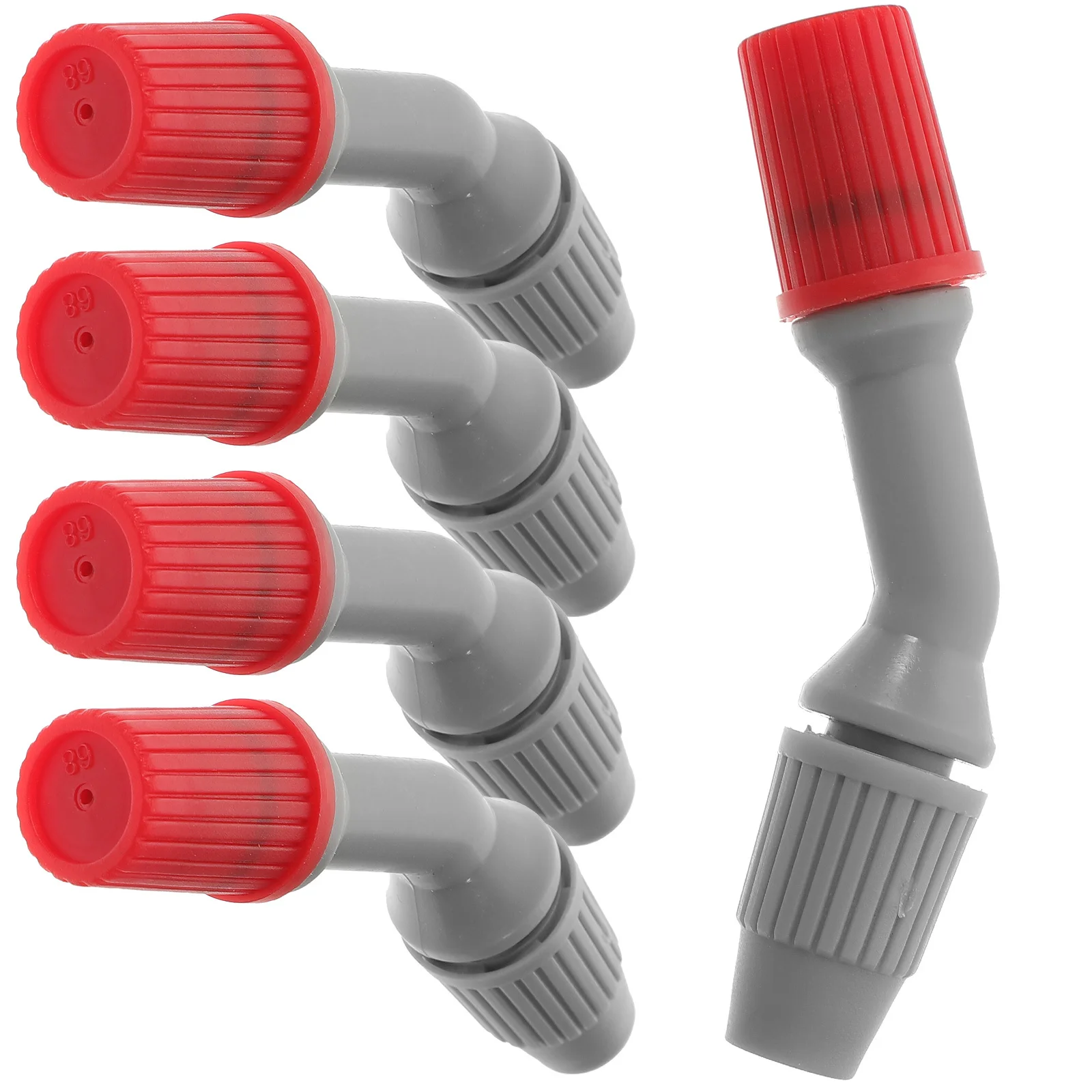 

5pcs Garden Hose Nozzle Round Spray Nozzle For Watering Plants Car Cleaning Pet Bathing Lightweight Ergonomic Handle Universal