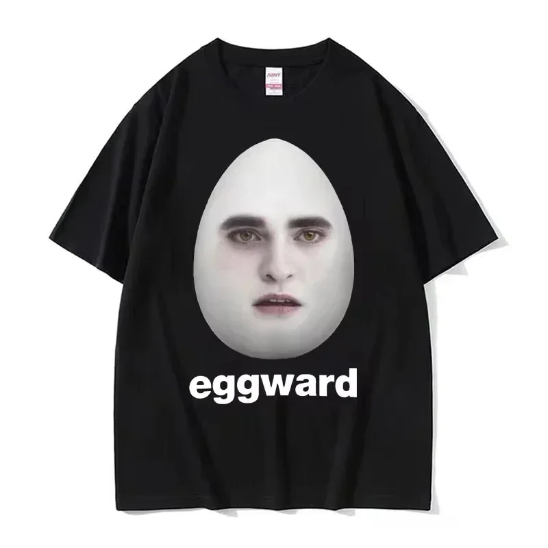 

2025 new model Hot Twilight Eggward FunnyT Shirt Edward Cullen Parody Humor Tshirt Women Casual Short Sleeve T-shirt Tops