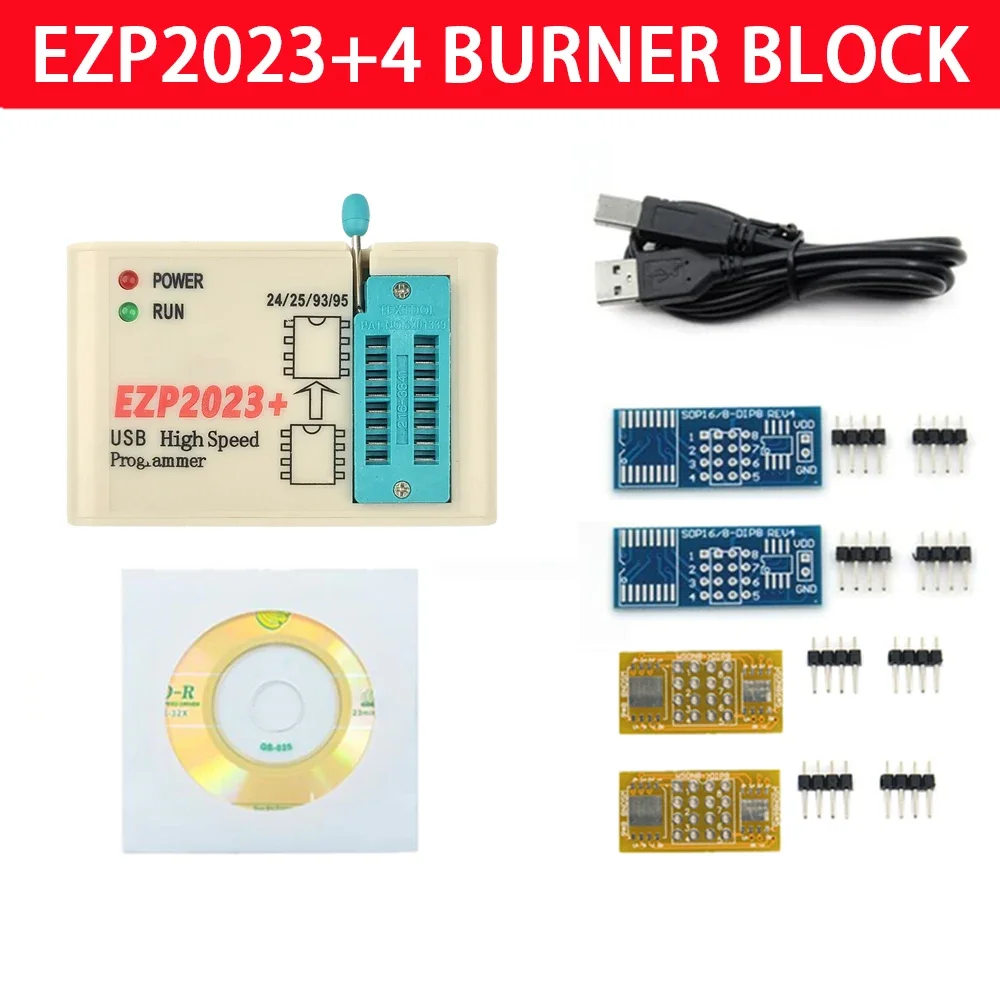 EZP2023+ Szybki programator USB 2.0 12 Mb/s Obsługa 25 FLASH 24 93 95 EEPROM BIOS Szybkie odczyty/zapisy — zdjęcie 3