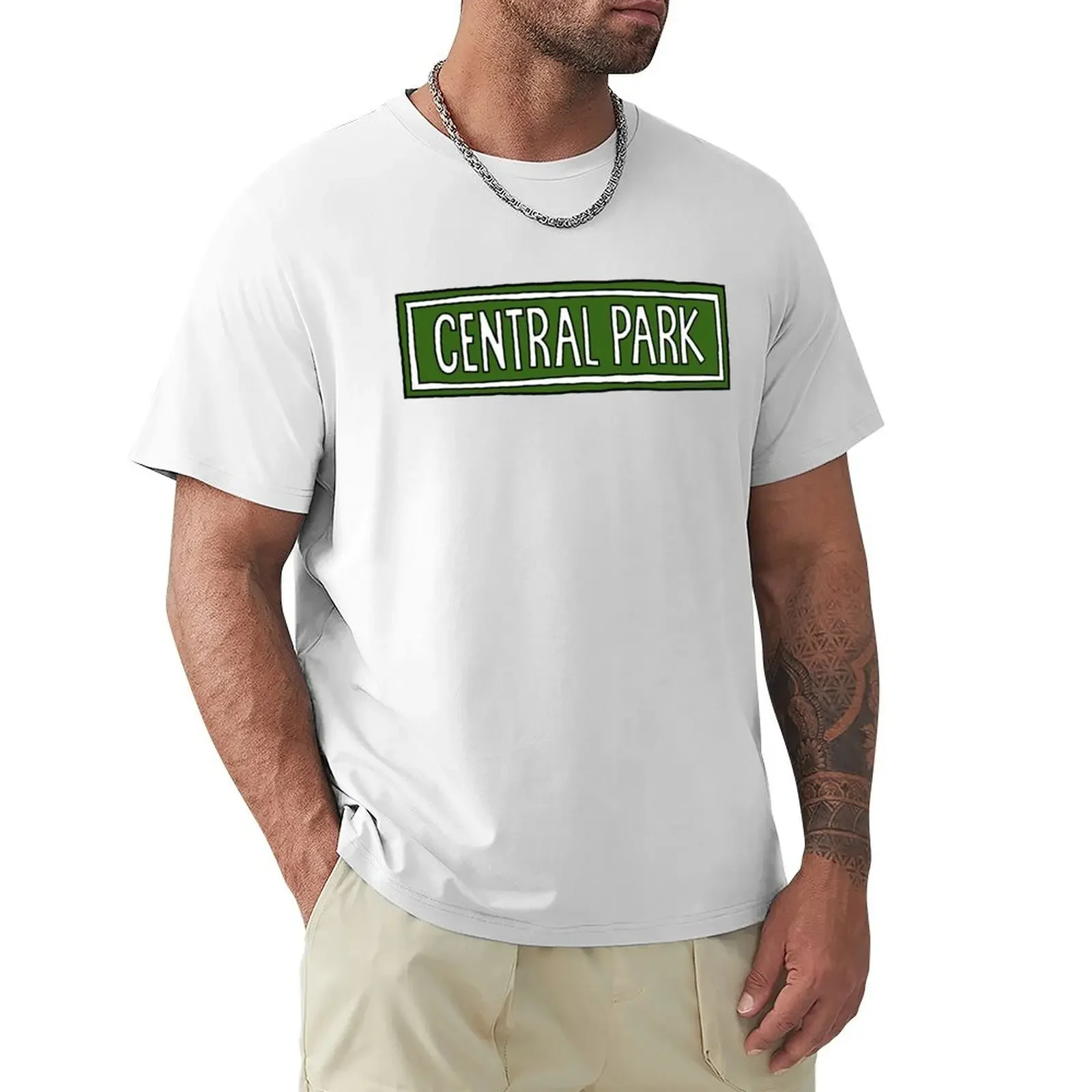 Central Park T-shirt cute tops summer clothes mens champion t shirts