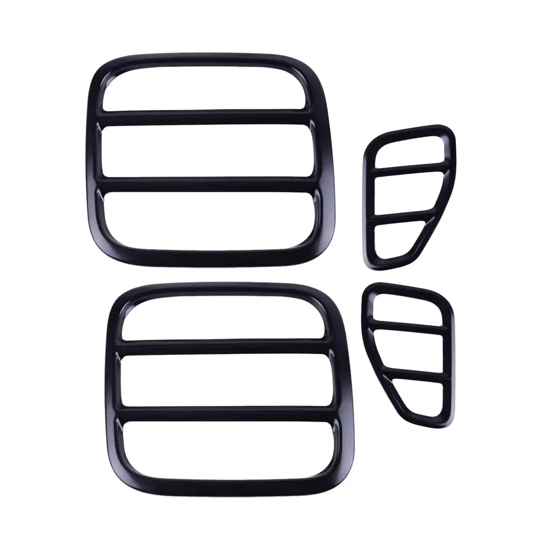 

4 шт., черный железный задний фонарь, накладка на рамку, подходит для Jeep Renegade 2015 2016 2017