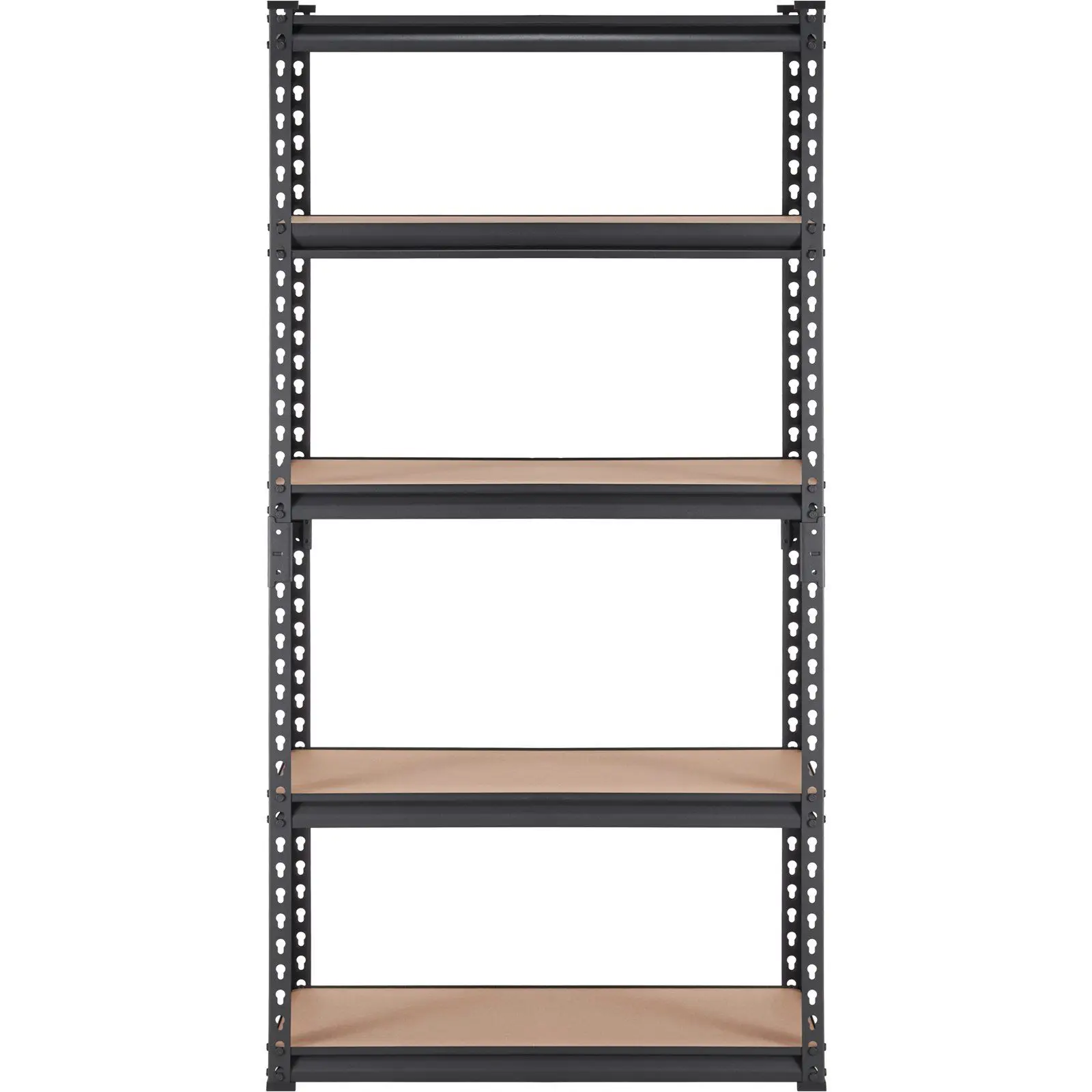 

Storage Shelving Unit, 5-Tier Adjustable, Heavy Duty Garage Shelves Metal Organizer Utility Rack, Black, 30" L x 12" W x 60" H