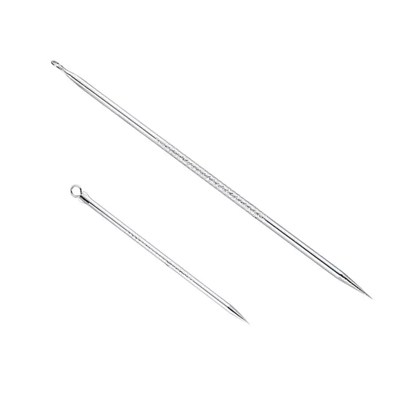 Acne Verwijdering Naalden Delicate Draagbare Rvs Acne Pick Mee-eter Puistje Smet Extrudeer Reiniging Extractor Gereedschap