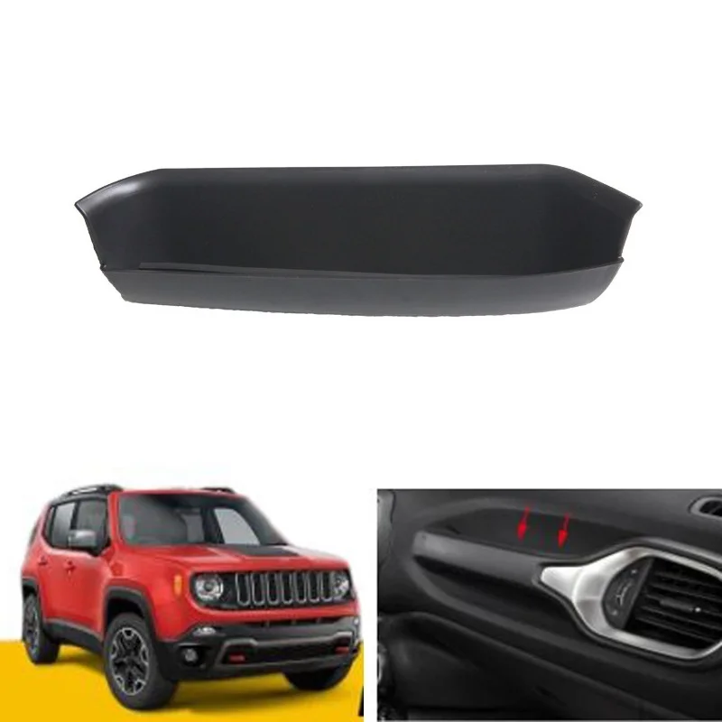 

Passenger Tray Organizer Grab Handle Storage Box Pocket Car Interior Parts For Jeep Renegade 2015 2016 2017 2018 2019 2020 2021