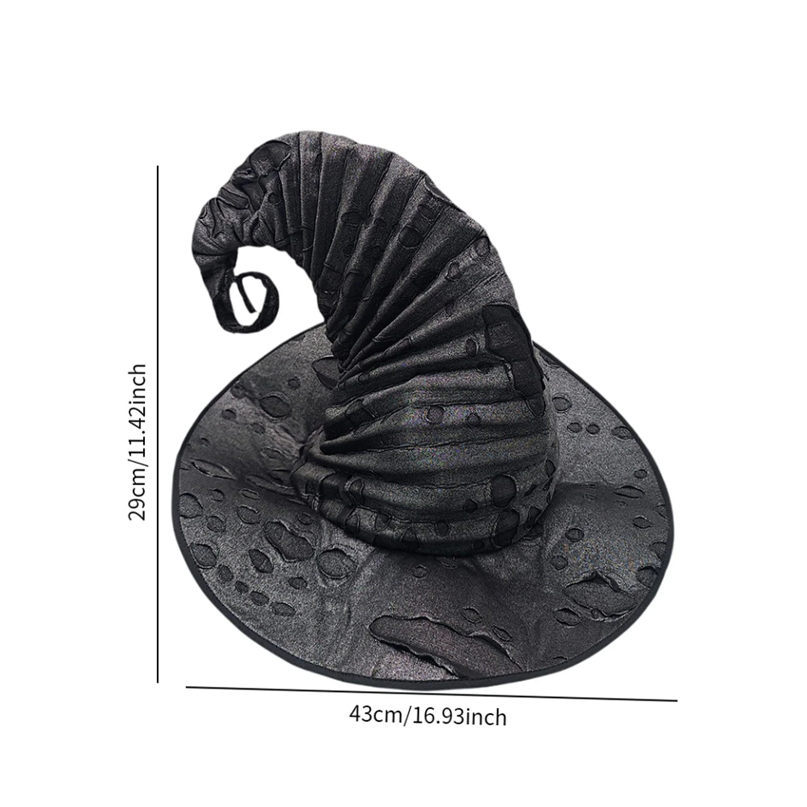 Halloween Witch Hat Photo Props Wizard Hat for Festival Party Favors Masquerades