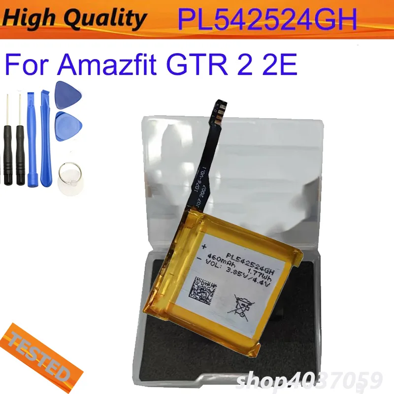 

2025 Battery PL542524GH For Amazfit GTR 2 2E Smart Watch PL542524 542524 Rechargeable Bateria + Tools
