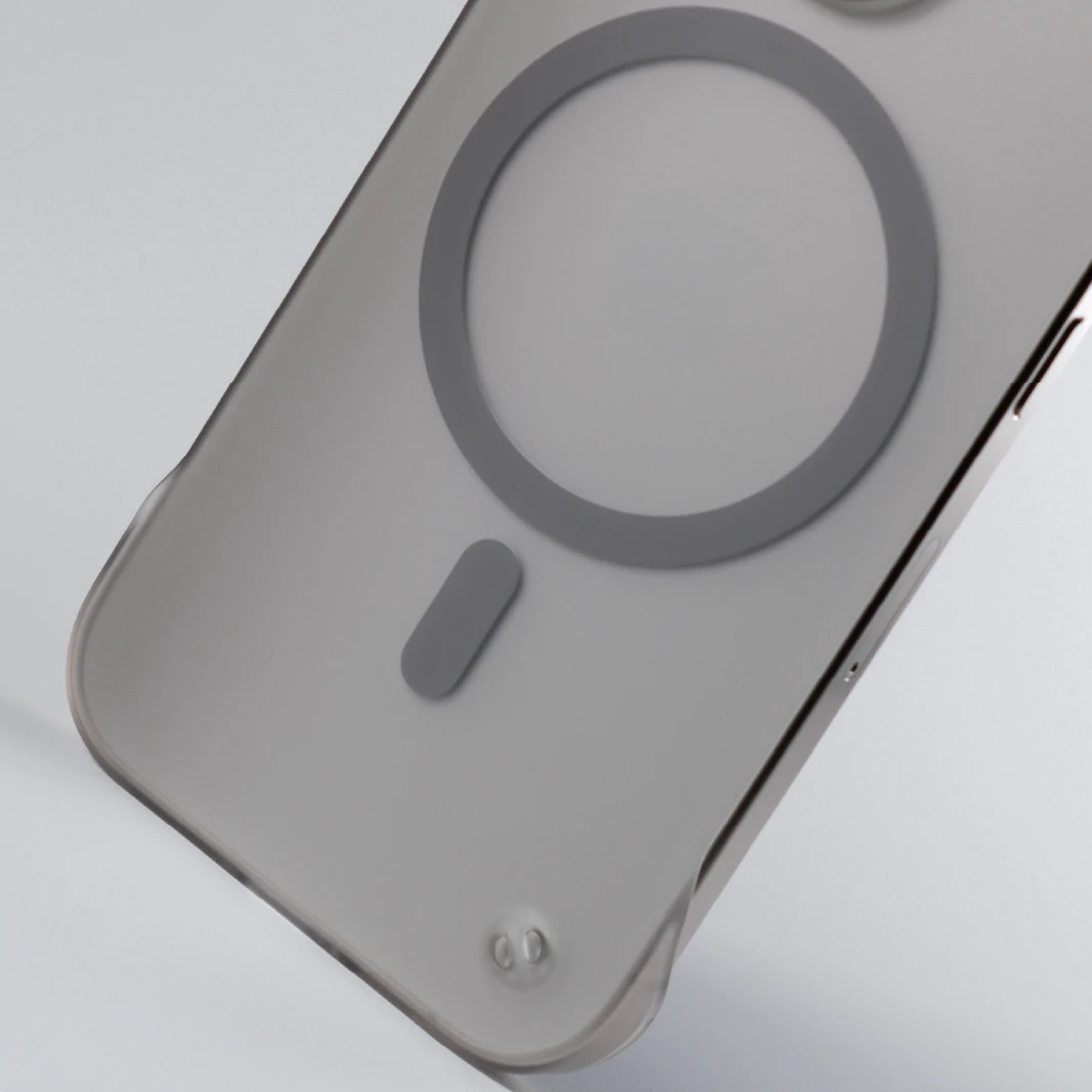 حافظة Magsafe رفيعة للغاية بدون إطار لهاتف آيفون 16 11 12 13 14 15 Pro Max 16 Plus واقي كاميرا زجاجي غير لامع غطاء PP مقاوم للصدمات