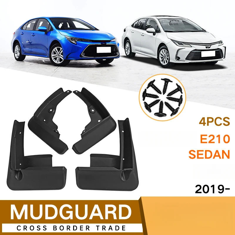 

4 PCS Mud Flaps Car Mudguards Splash Guards for Toyota Corolla LIVEN E210 2019-2026 Front and Rear Fenders Car