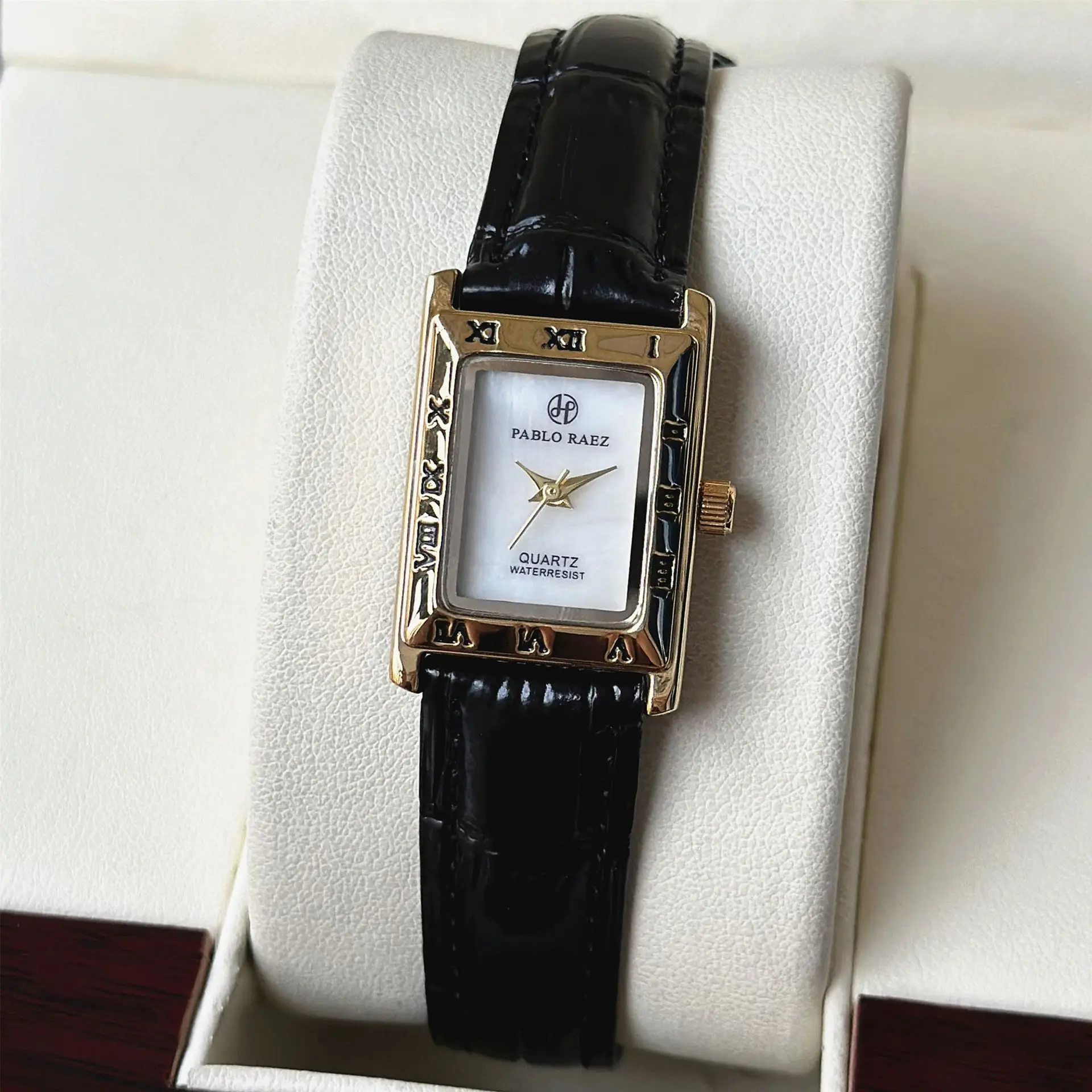 Women Watch Business Simple Light Luxury Brand Square Belt Retro Middle Ancient  Waterproof Student Fashion Quartz Wristwatches