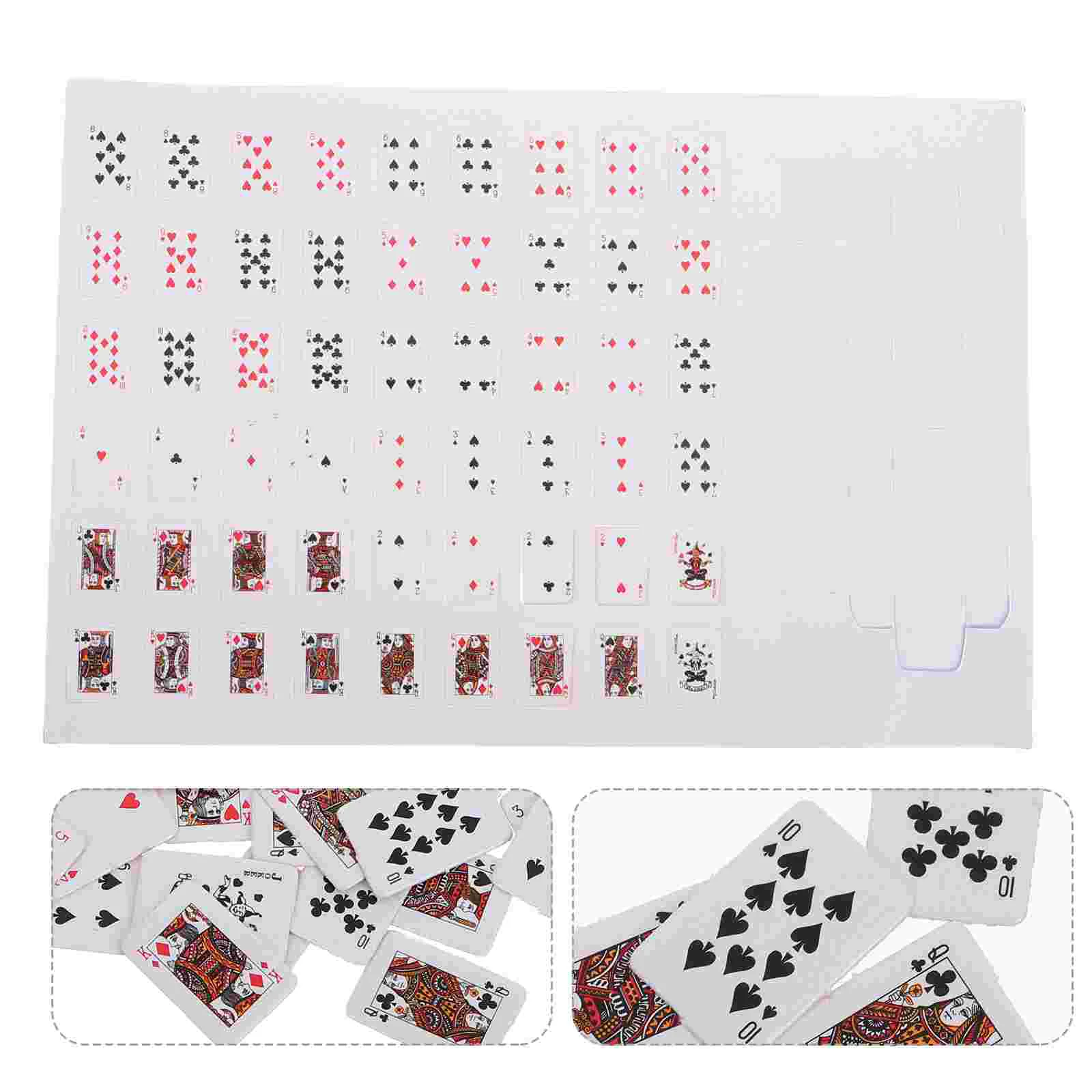 Toy House Mini Playing Cards Dollhouse Ornaments Decorate Tiny Games Accessories