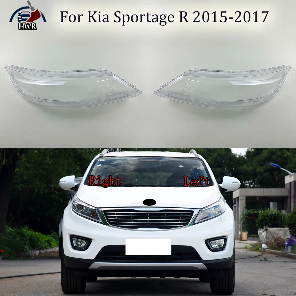 

Headlamp Cover Transparent Lamp Shade Headlight Shell Lens Plexiglass Auto Replacement Parts For Kia Sportage R 2015 2016 2017