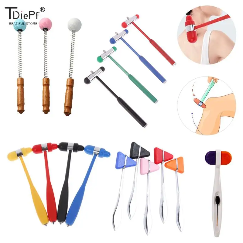 1pcs Neurological Massage Knee Jerk Percussor Reflexes Diagnostic Percussion Tool Buck Nerve Examination Reflex Hammer Medical