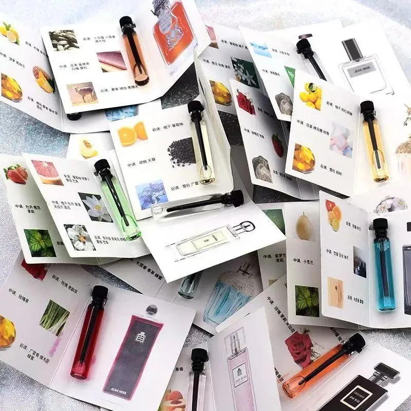 

10pcs/Set Portable Perfume Test Vials - Fresh & Elegant Scents, Eau De Toilette Samples for Travel, Dating & Daily Use