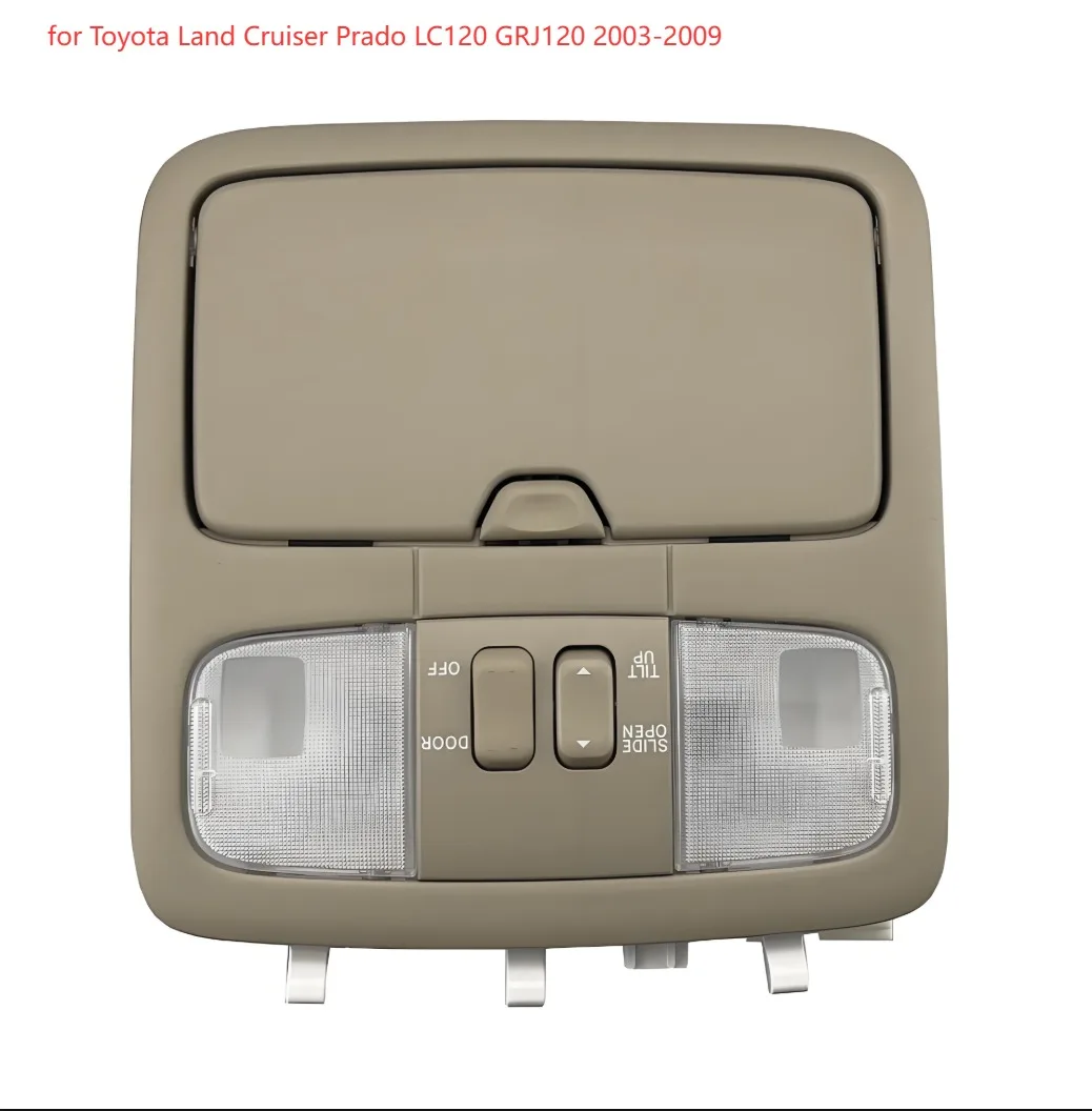 liuquan Sunroof Reading Light for Toyota Land Cruiser Prado LC120 GRJ120 2003-2009 | Interior Roof Ceiling Dome Lamp