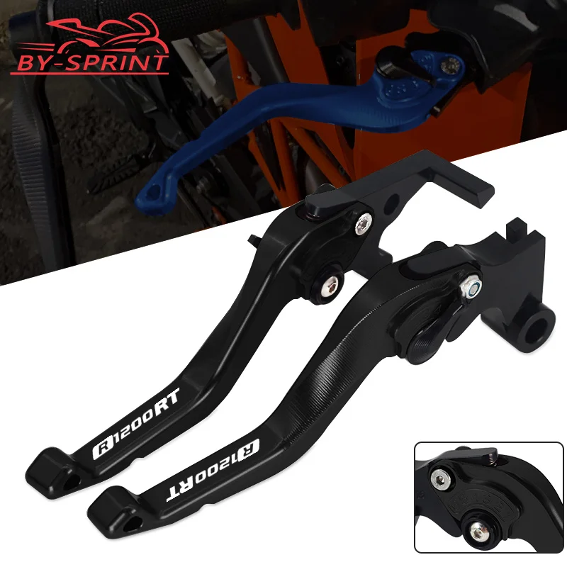 

1 Pair 3D Short Brake Clutch Lever Motorcycle Adjustable Handlebar Brake For BMW R1200RT R1200 RT r1200rt 2014 15 16 17 2018