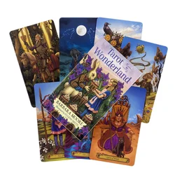 Tarot In Wonderland Cards Divination Deck English Versions Edition Oracle Board Playing INK Table Game For Party