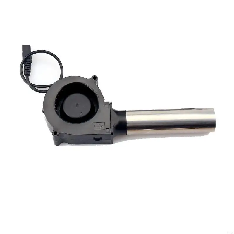100-240V Speed Regulating Blower 12V Grill Stove Outdoor Mobile Portable with Small Air Collecting Duct Blower Y4QC