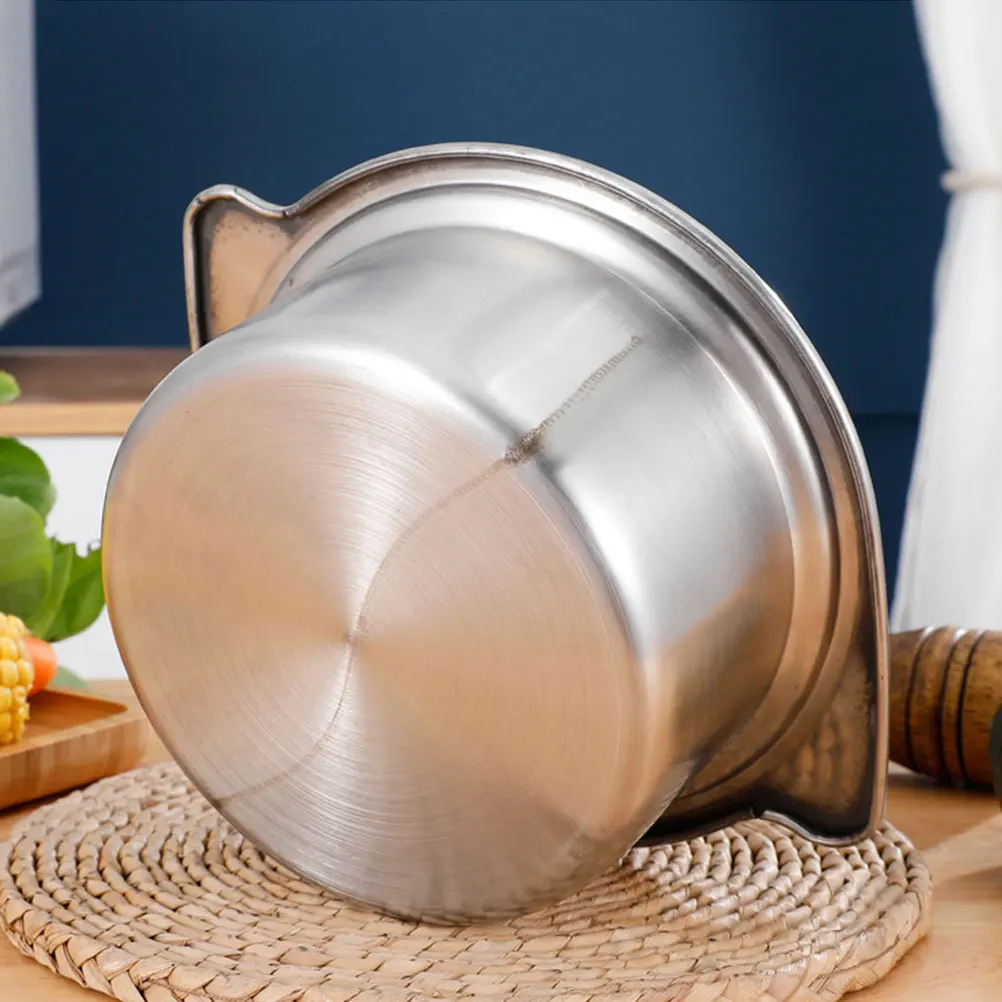 

16Cm Stainless Steel Divided Hot Dual Flavor Cooking For Family Gathering Restaurant Use Hot Pot Set Stovetop Pan Kitchen