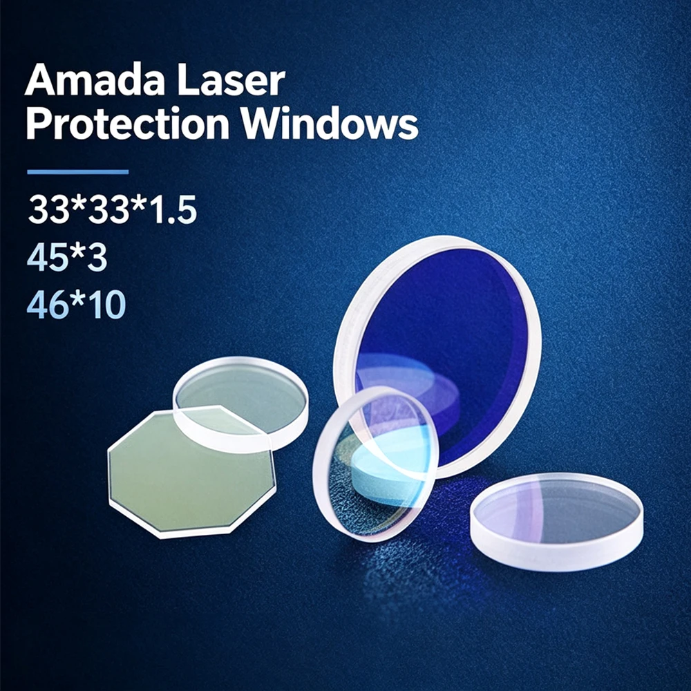 AMADA octagonal 33*33*1.5 protective lens 45x3 AMADA high-power laser lens 46x10 30KW