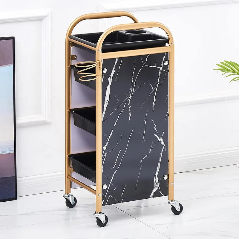 

Nordic Nordic Trolly Cart Glamour Premium Simple Minimalist Trolley Beauty Small Carro Auxiliar Con Ruedas Salon Furniture