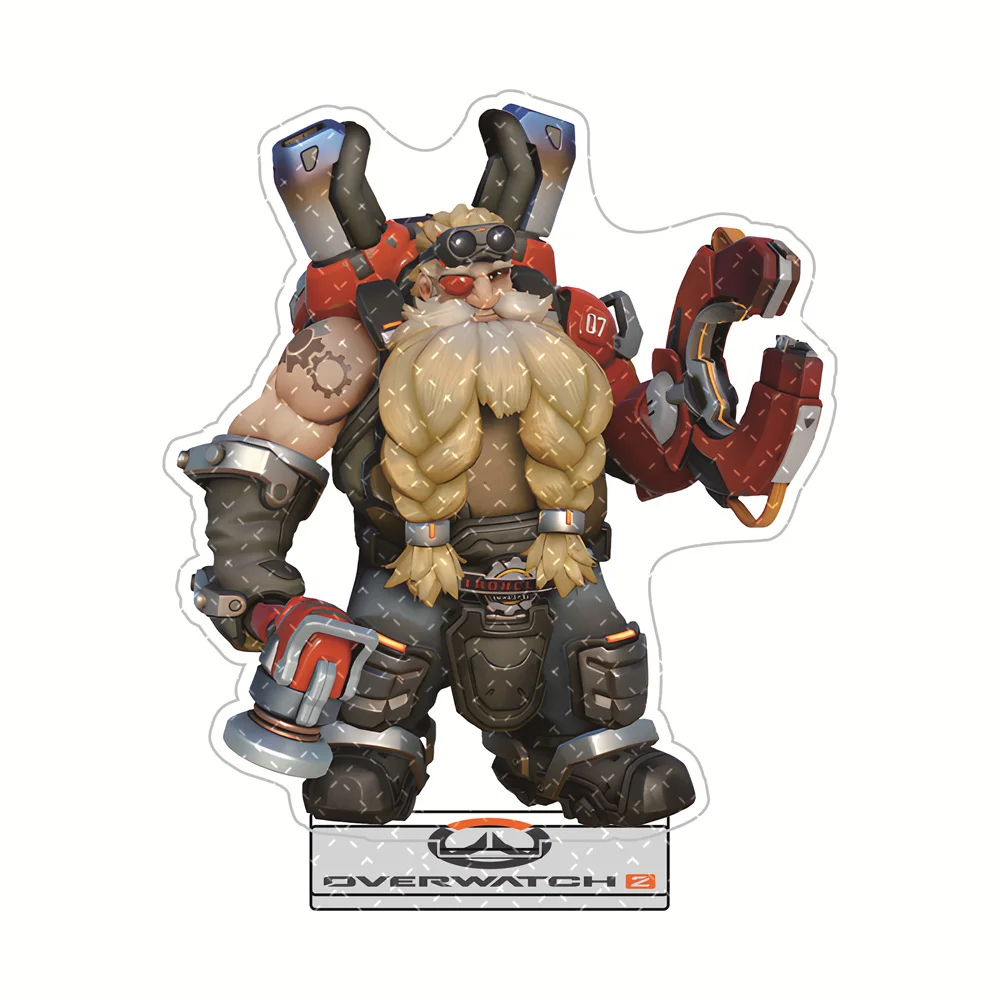 Overwatch 2 15cm Acrylic Stand Figures Genji, Hanzo, D.Va & More Popular Heroes Anime Collectible Merchandise Decoration Gift view 5