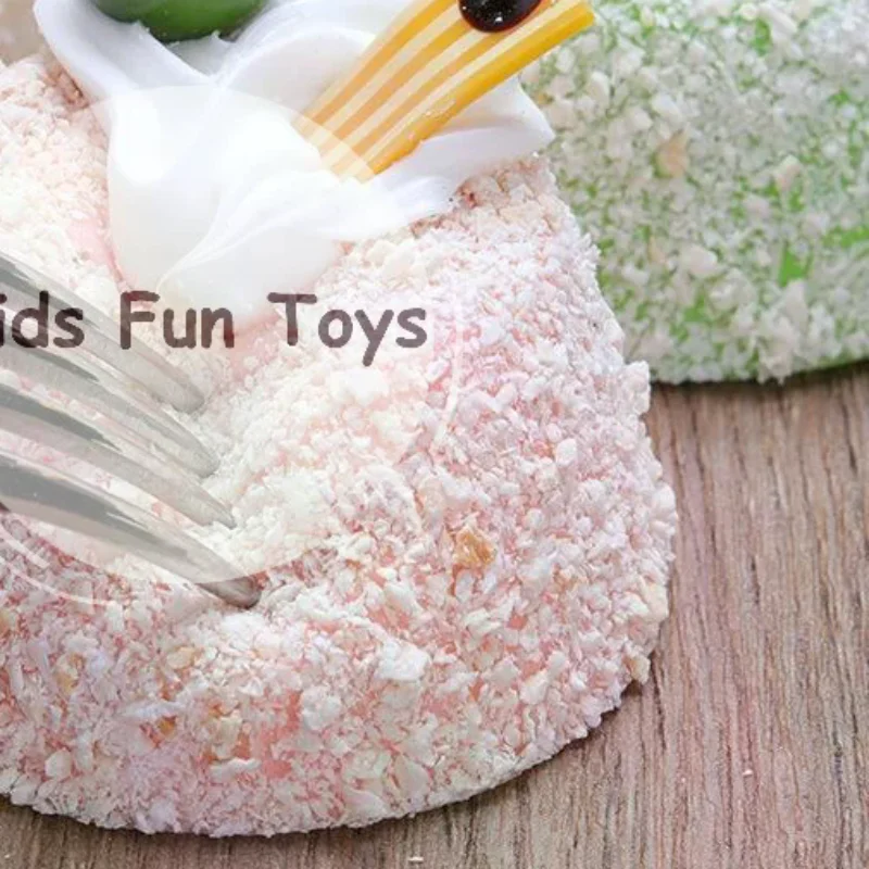 

Realistic Food Shaped Cake Squeeze Toy Slow Rebound Soft Stress Relief Fidget Toy for Home Office Relaxation