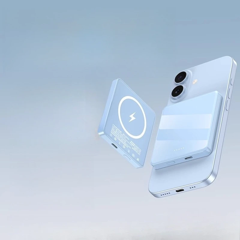 20000mAh Magnetic Wireless Fast Charging Power Bank Magsafe Portable Mobile Power Supply