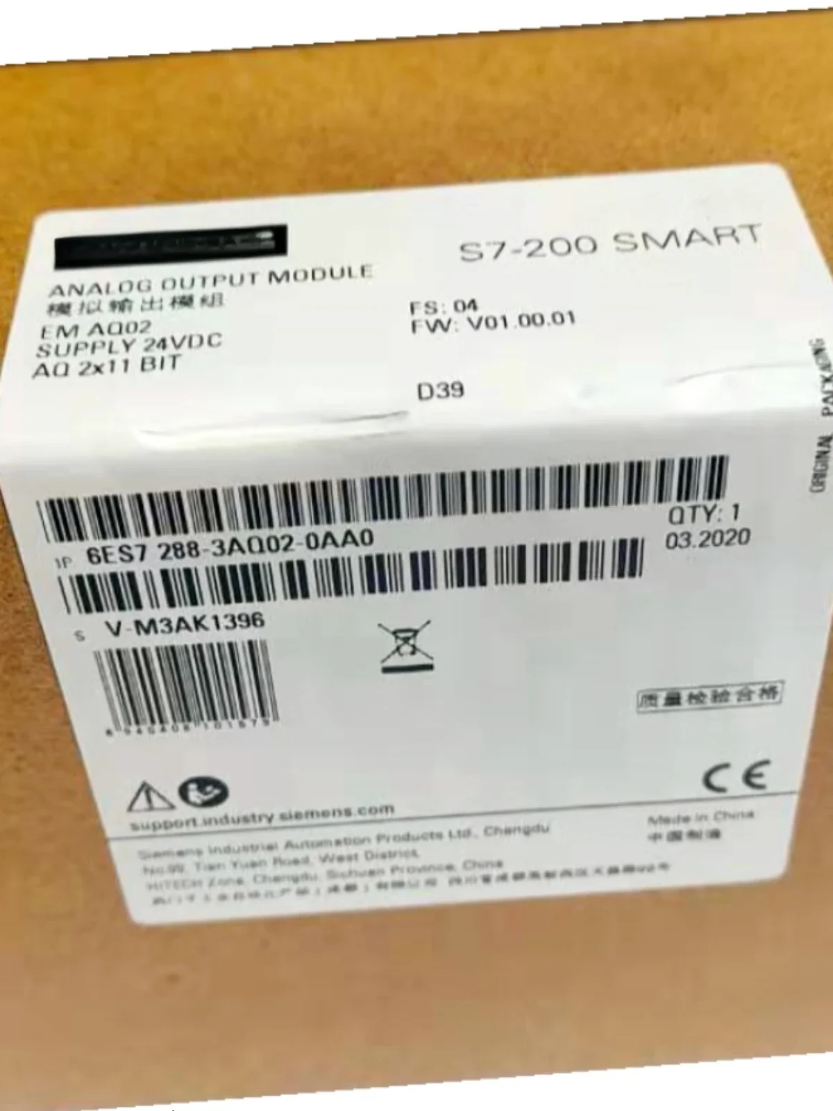 

2025 6ES7340-1AH02/1BH02/1CH02-0AE0 S7-300 CP340