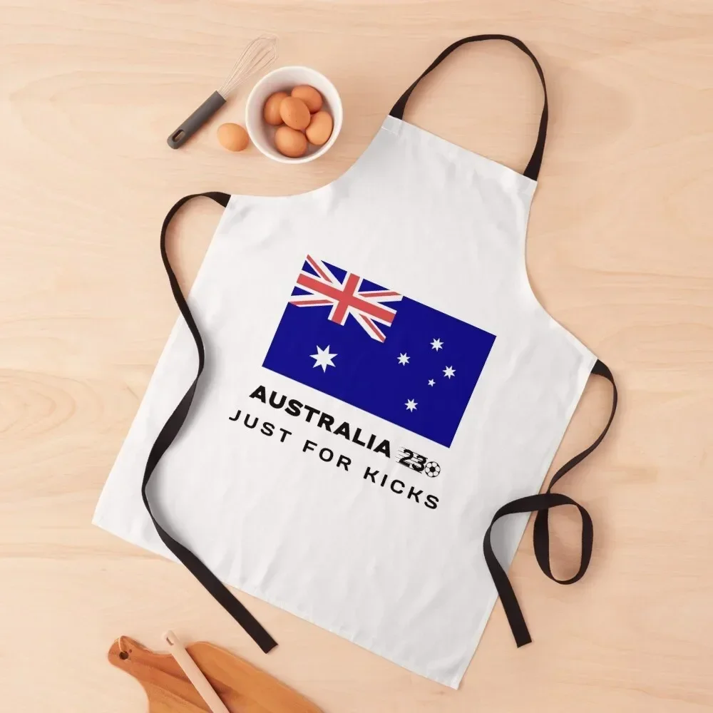 

AUSTRALIAN SOCCER Apron barber men Woman Work Chef Uniform Women Women's Apron