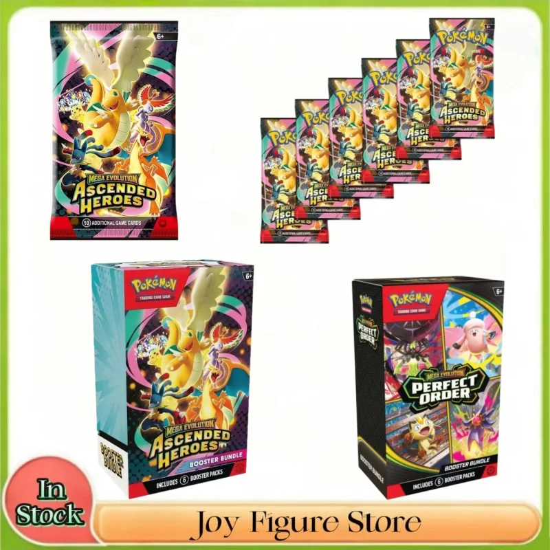 New Pokémon Card Ascended Heroes Booster Pack Trading Cards Collectible Cards Fan Collection Game Gift Supplies