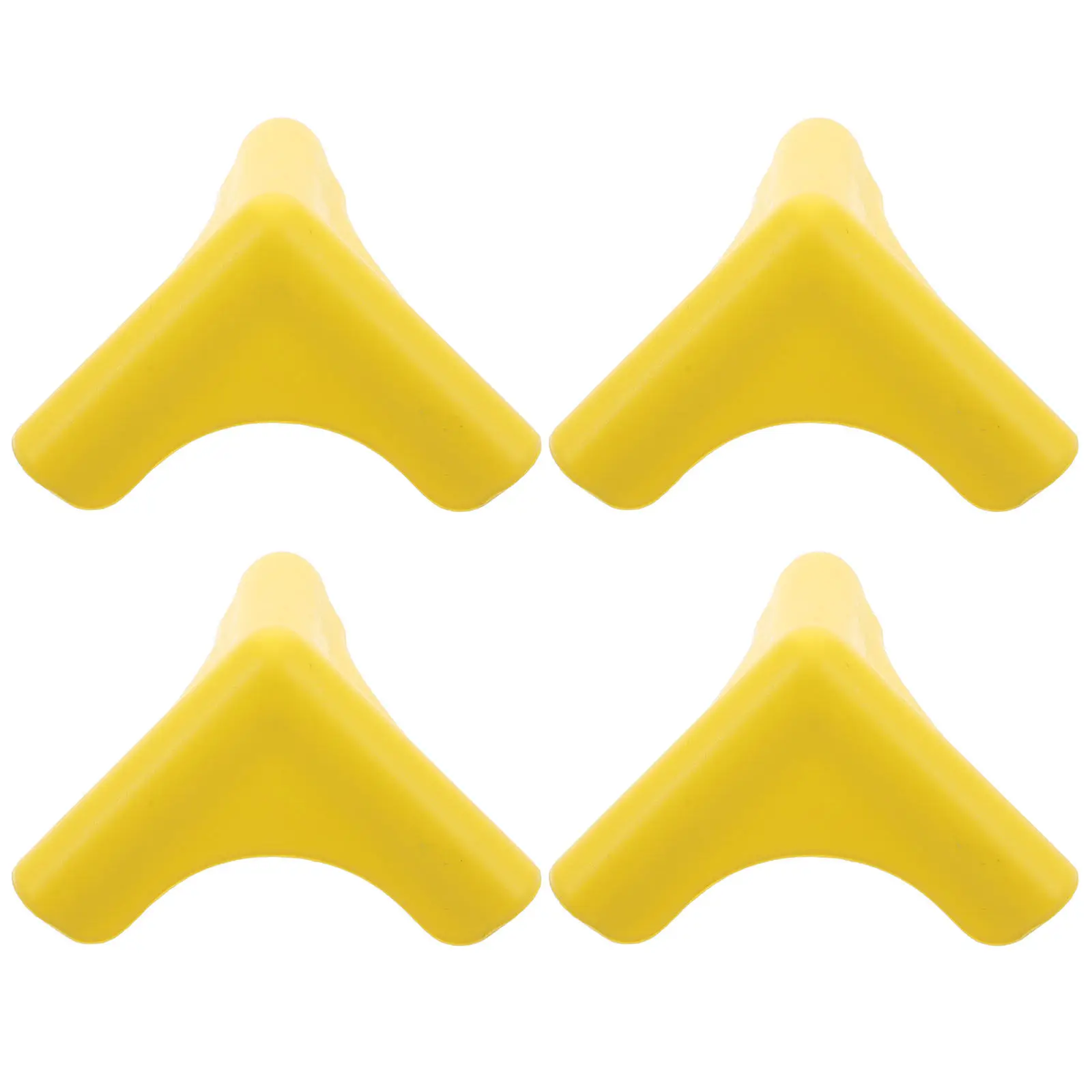 

4Pcs Soft Silicone Corner Protectors Range Hood Table Cabinet Furniture Sharp Edge Bumpers Safety Corner Guards Covers