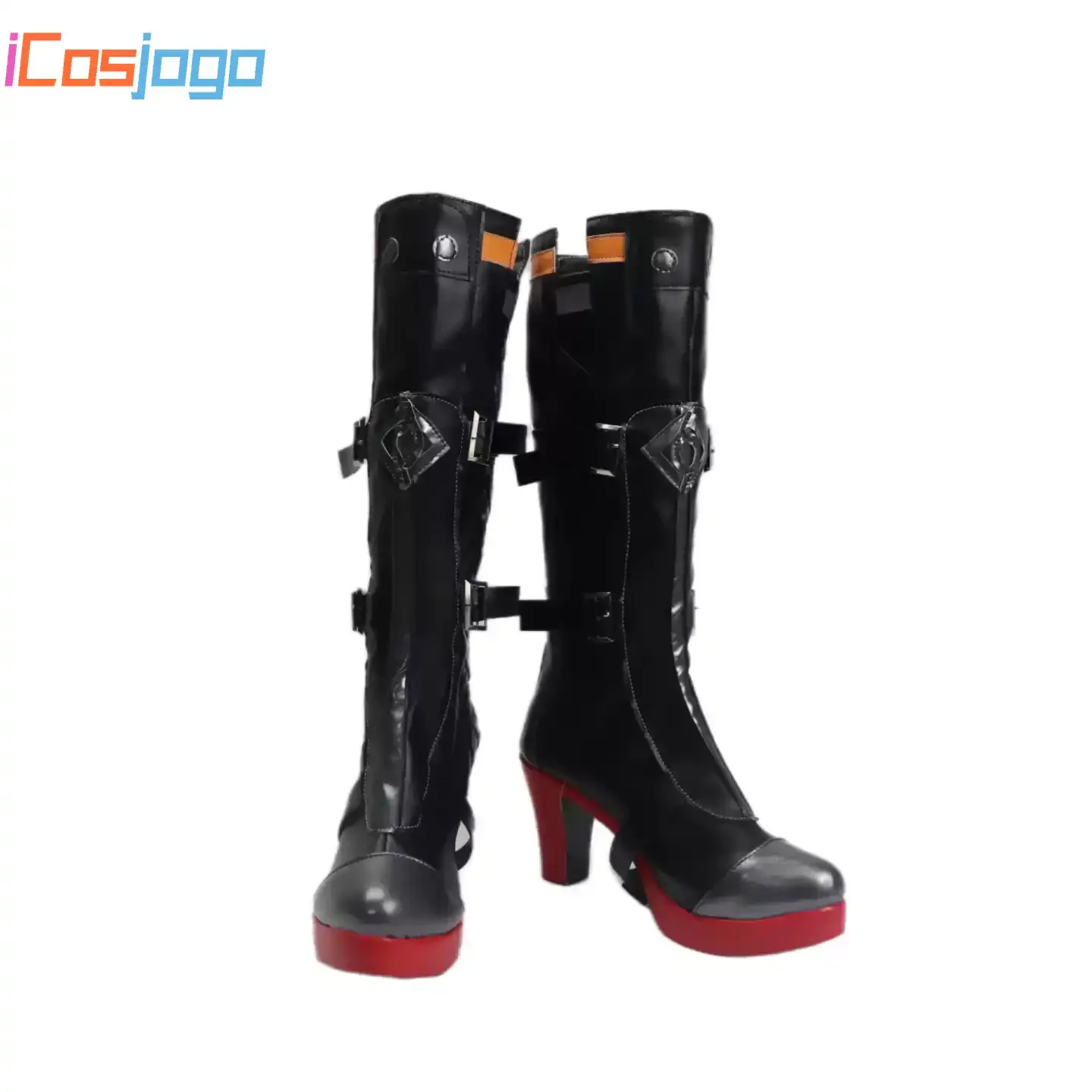 Girls Frontline 2: Exilium Leva Cosplay Shoes Halloween Carnival Boots PU Leather Shoes Cosplay Costume Prop