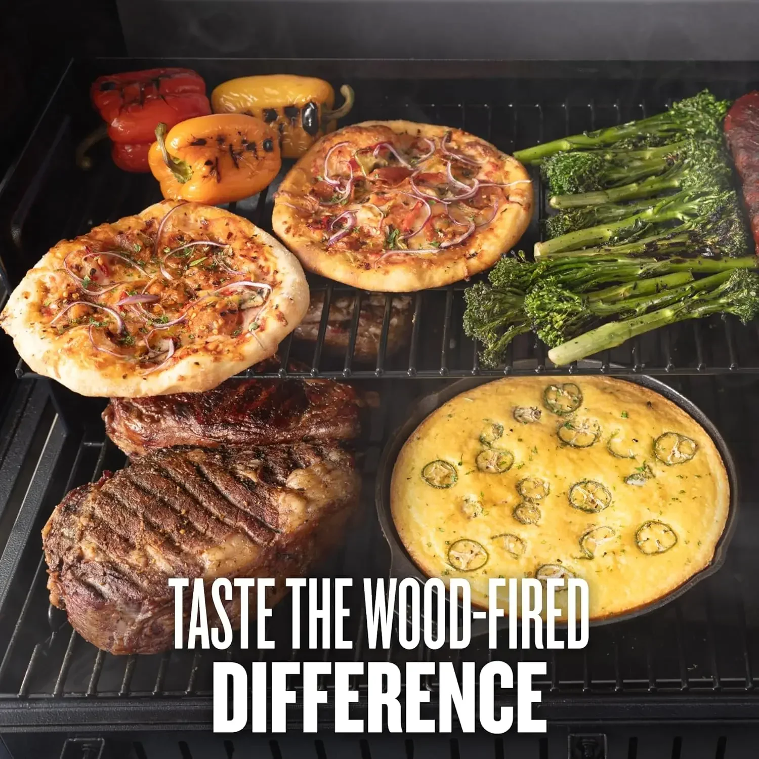 Temperature Control up to 500 Degrees, 860 Sq. In. Cooking Capacity, 6-in-1 for Outdoor Grilling, Smoking, and BBQ, TFB86MLH