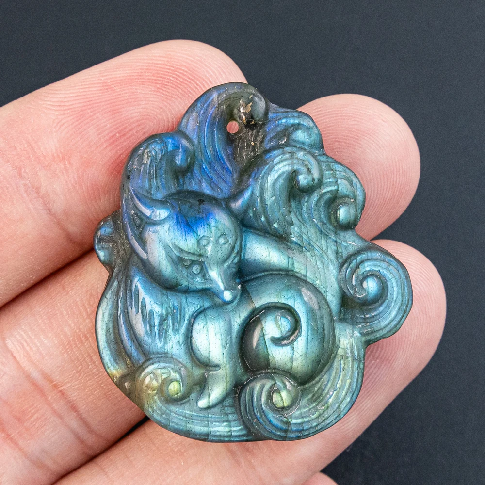 

1 шт. двухцветные подвески вспышки 37X33X8 мм, закатный тон, лабрадоритовые заготовки для изготовления ювелирных изделий, браслет, ожерелье, аксессуары