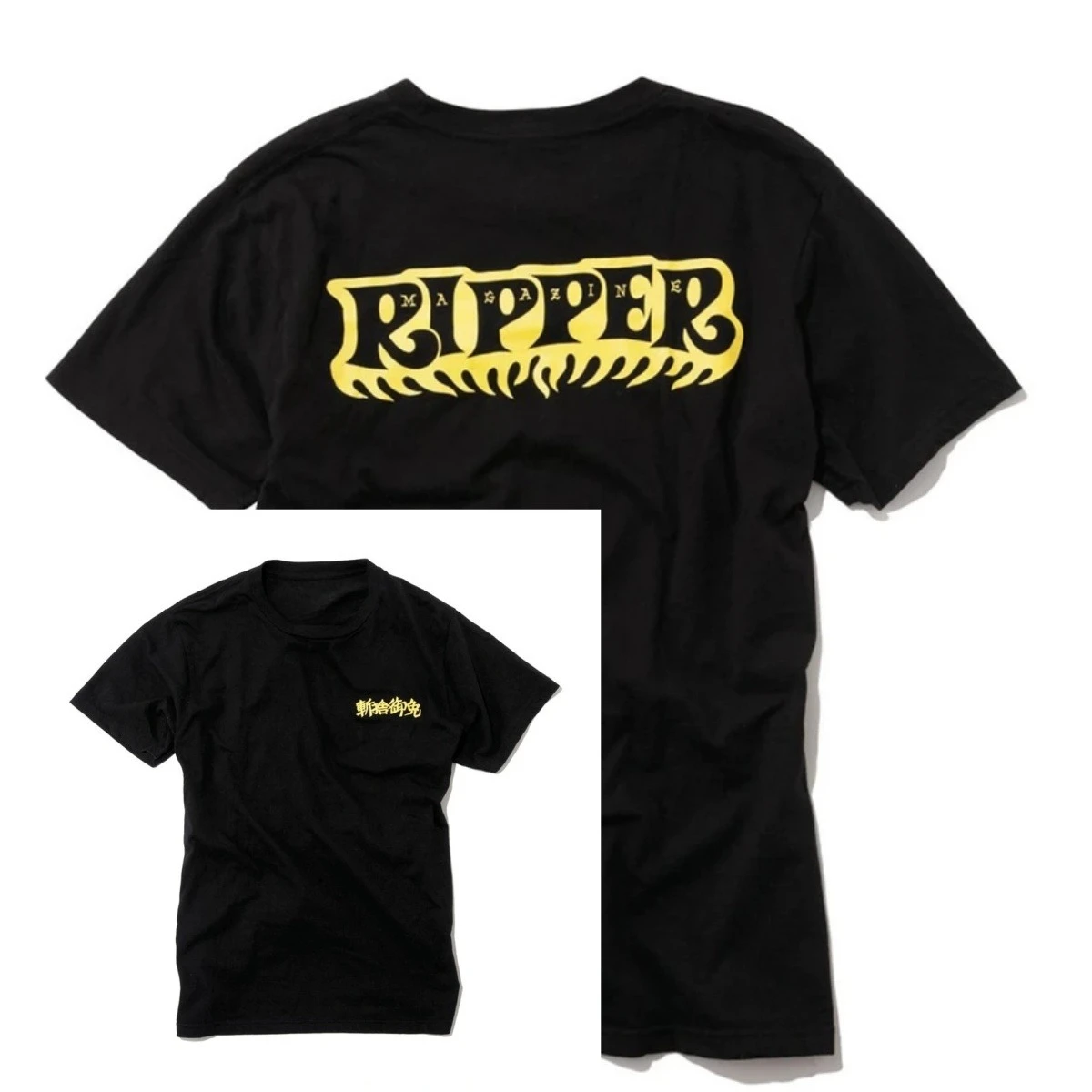 Ripper 2026 Magazine American Casual Round-neck Cotton Short-sleeved T-shirt Unisex Motorcycle Retro Summer Loose