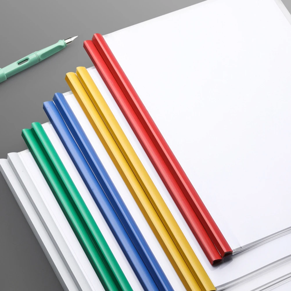 

10 Pcs Document Sealing Clip Folders with Closure Storage File for Important Documents Protectors School