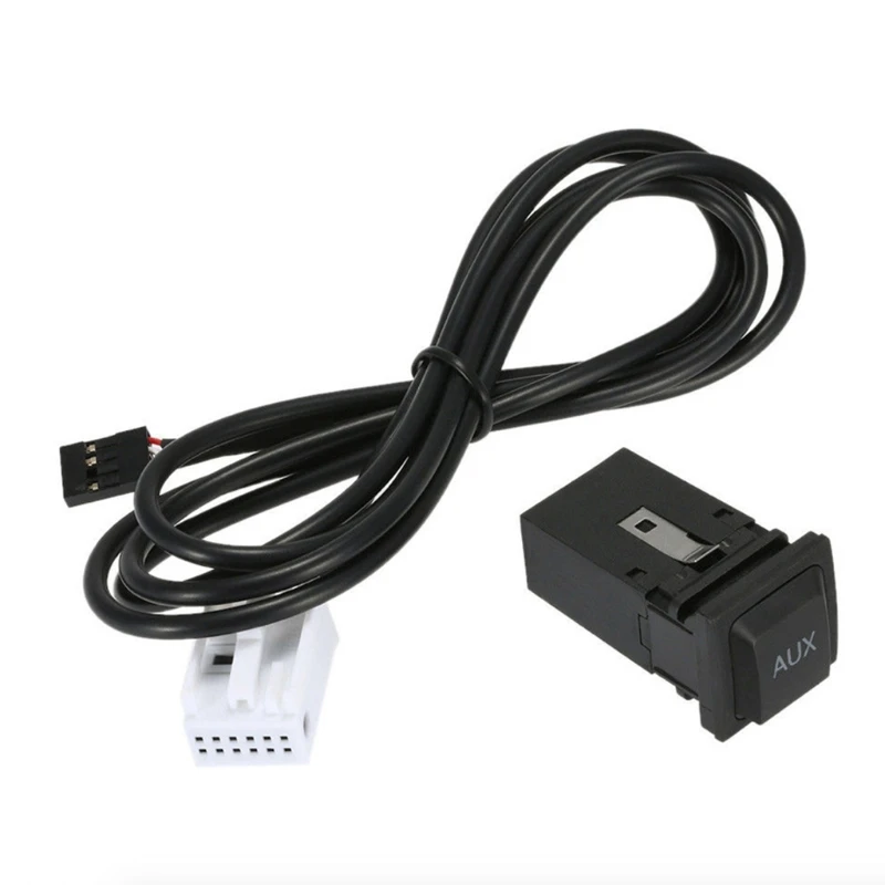 

2023 New Car AUX Adapter In Socket With Cable Harness For VW Golf