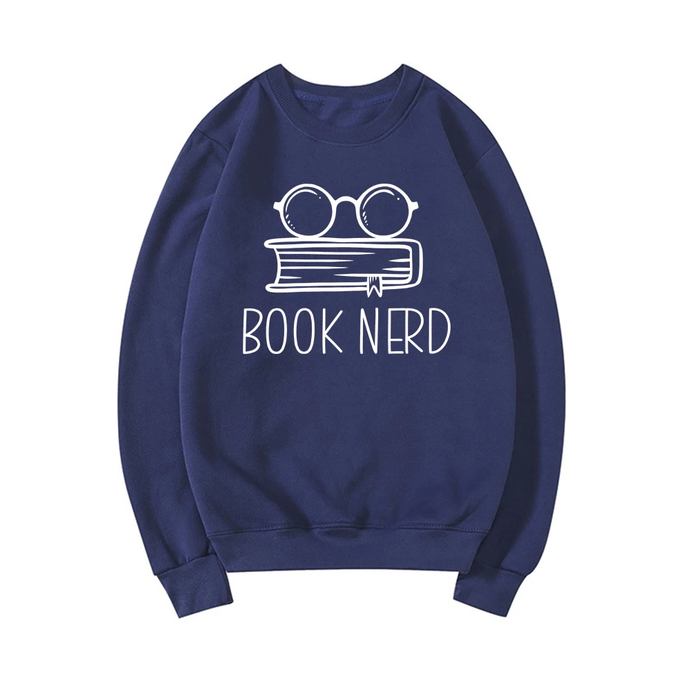 Book Nerd Sweatshirt Skeletons Book Lover Hoodie Unisex Long Sleeve Crewneck Sweatshirts Reading Hoodies Librarian Casual Tops