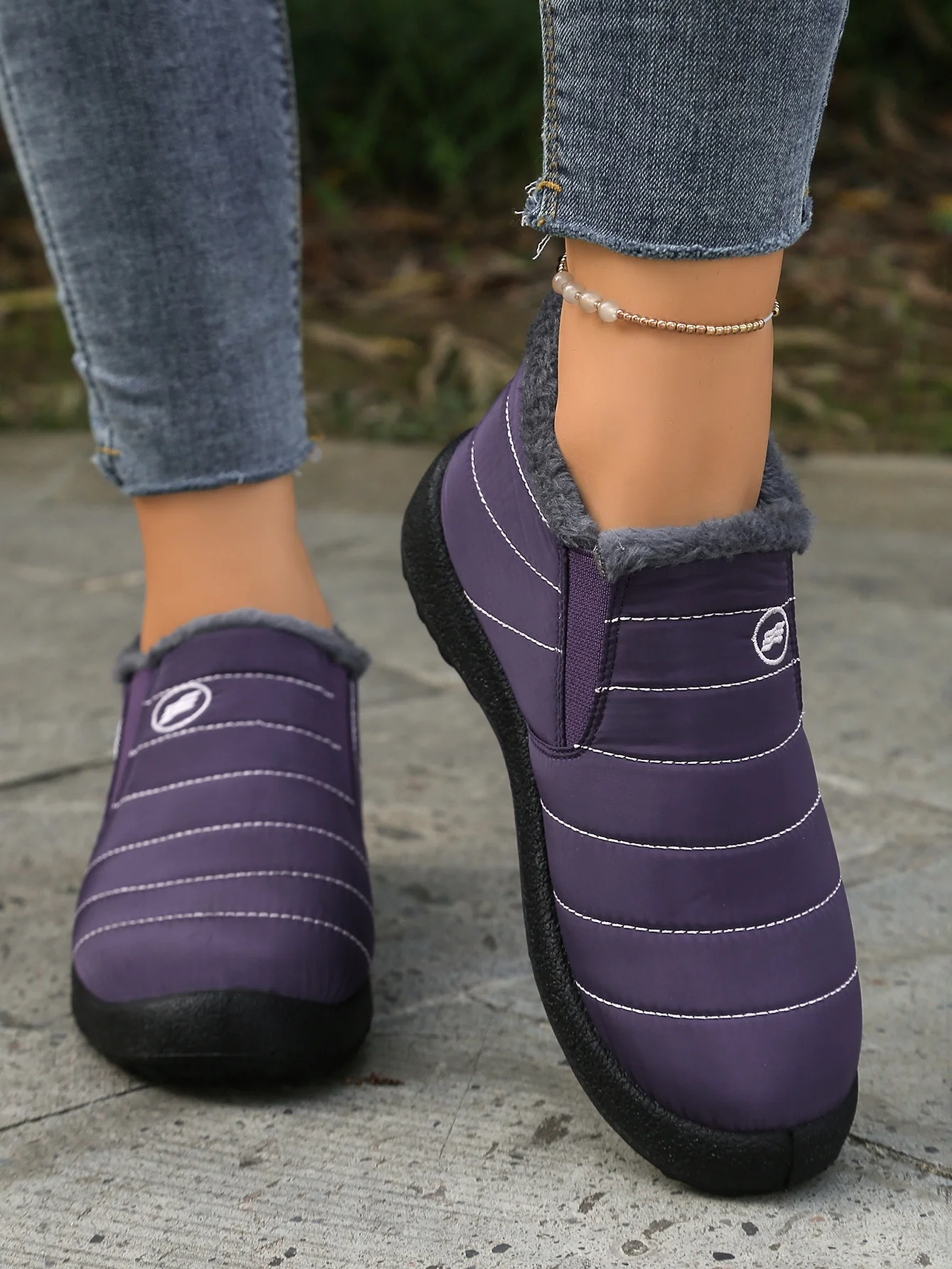 Damen-Winterstiefel 2025: Neue wasserdichte Plüsch-Schneestiefel für Damen – Warmhaltend, im Angebot mit kostenlosem Versand – Detail 23