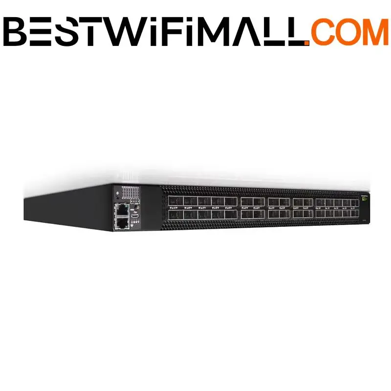 NVIDIA Mellanox MSN3700-VS2FC Ethernet Switch Spectrum-2 200GbE Open Cumulus Linux System 32 x 200GbE QSFP56